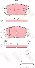 GDB3409  TRW - Гальмівні колодки до дисків TRW купить