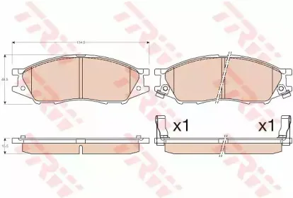 GDB3563  TRW - Гальмівні колодки до дисків TRW купить