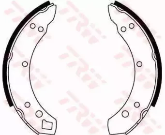 Комплект тормозных колодок TRW купить