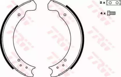 Комплект тормозных колодок TRW купить