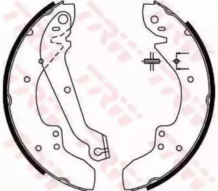 Комплект тормозных колодок TRW купить