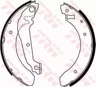 Комплект тормозных колодок TRW купить