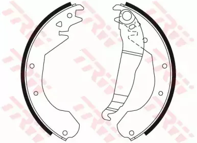 Комплект тормозных колодок TRW купить