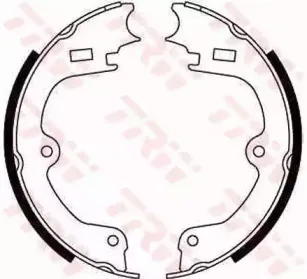 Комплект тормозных колодок, стояночная тормозная система TRW купить