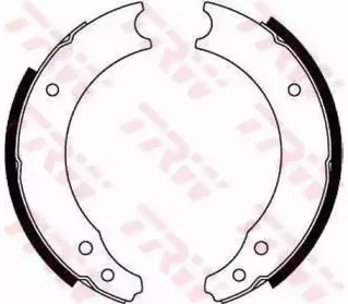 Комплект тормозных колодок TRW купить