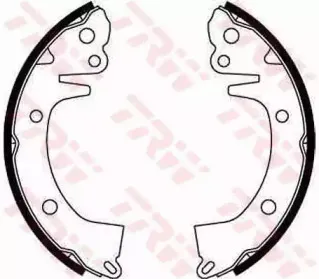 Комплект тормозных колодок TRW купить