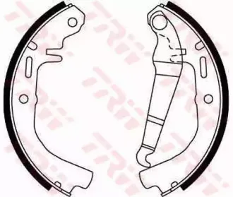 Комплект тормозных колодок TRW купить