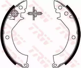 Комплект тормозных колодок TRW купить