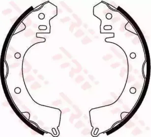 Комплект тормозных колодок TRW купить