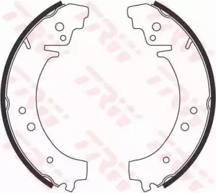 Комплект тормозных колодок TRW купить