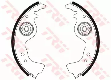 Комплект тормозных колодок TRW купить