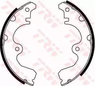 Комплект тормозных колодок TRW купить