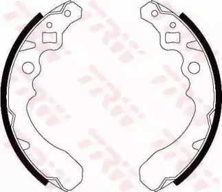 Комплект тормозных колодок TRW купить
