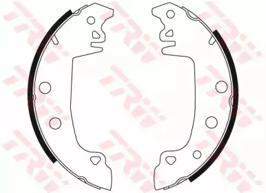 Комплект тормозных колодок TRW купить