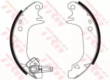 Комплект тормозных колодок TRW купить