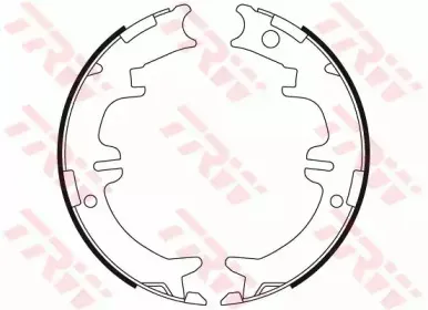 Комплект тормозных колодок, стояночная тормозная система TRW купить