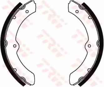 Комплект тормозных колодок TRW купить