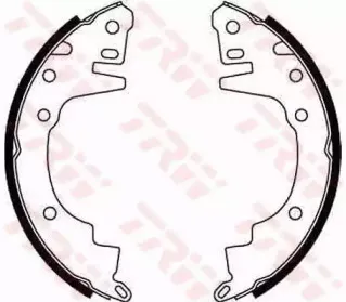 Комплект тормозных колодок TRW купить