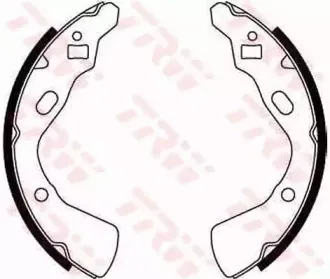 Комплект тормозных колодок TRW купить