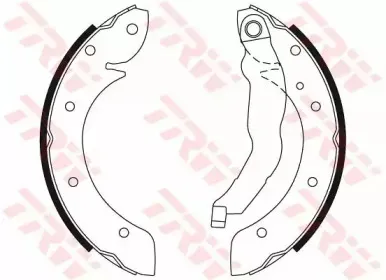 Комплект тормозных колодок TRW купить