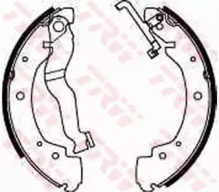 Комплект тормозных колодок TRW купить