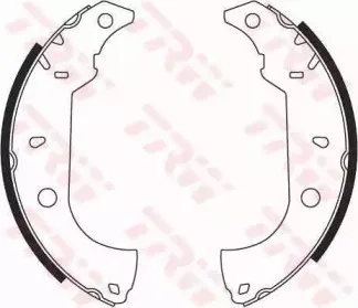 Комплект тормозных колодок TRW купить
