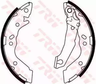 Комплект тормозных колодок TRW купить