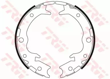Комплект тормозных колодок, стояночная тормозная система TRW купить