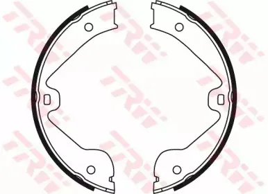 Комплект тормозных колодок, стояночная тормозная система TRW купить