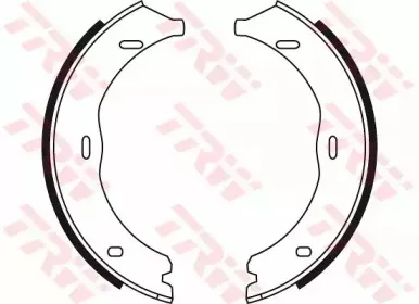 Комплект тормозных колодок, стояночная тормозная система TRW купить