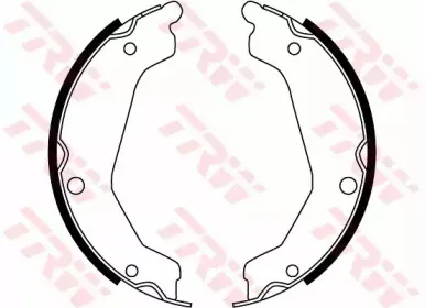 Комплект тормозных колодок, стояночная тормозная система TRW купить
