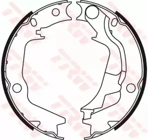 Комплект тормозных колодок, стояночная тормозная система TRW купить