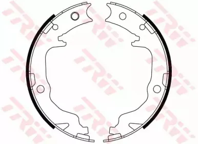Комплект тормозных колодок, стояночная тормозная система TRW купить