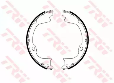 Комплект тормозных колодок, стояночная тормозная система TRW купить