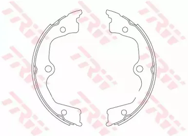 Комплект тормозных колодок, стояночная тормозная система TRW купить