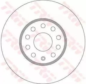 Комплект тормозов, дисковый тормозной механизм TRW купить