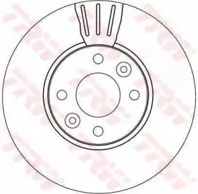 Комплект тормозов, дисковый тормозной механизм TRW купить