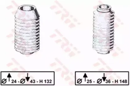 Комплект пылника, рулевое управление TRW купить