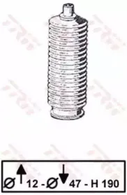 Комплект пылника, рулевое управление TRW купить