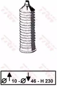 Комплект пылника, рулевое управление TRW купить