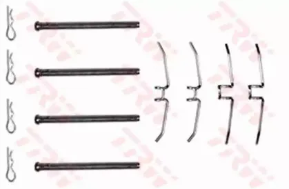 Комплектующие, колодки дискового тормоза TRW купить