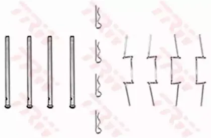 Комплектующие, колодки дискового тормоза TRW купить