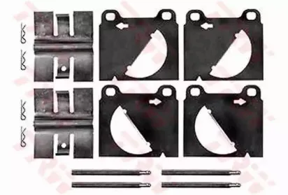 Комплектующие, колодки дискового тормоза TRW купить