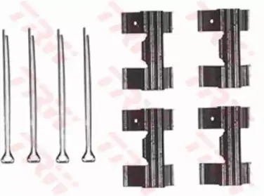 Комплектующие, колодки дискового тормоза TRW купить