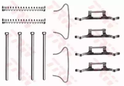 Комплектующие, колодки дискового тормоза TRW купить