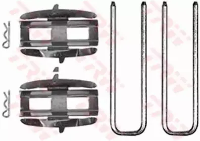 Комплектующие, колодки дискового тормоза TRW купить