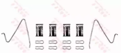 Комплектующие, колодки дискового тормоза TRW купить