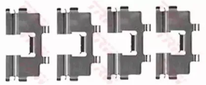 Комплектующие, колодки дискового тормоза TRW купить