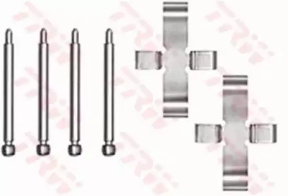Монтажний к-кт гальмівних колодок TRW купить