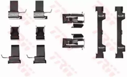 Комплектующие, колодки дискового тормоза TRW купить